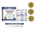 Yilest Teeth Whitening Strips with Coconut Oil - Professional Results at Home