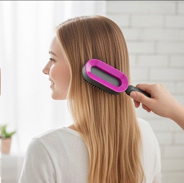 Nexova™ Self-Cleaning Hair Brush - One-Click Hair Removal